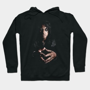 Shock Rock Majesty Vintage Alice Tee for True Fans of Theatrical Rock Spectacles Hoodie